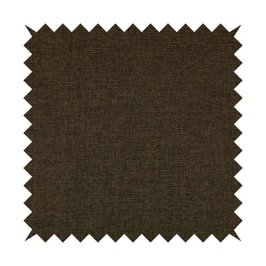 Beaumont Textured Hard Wearing Basket Weave Material Brown Coloured Furnishing Upholstery Fabric