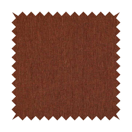 Beaumont Textured Hard Wearing Basket Weave Material Orange Coloured Furnishing Upholstery Fabric