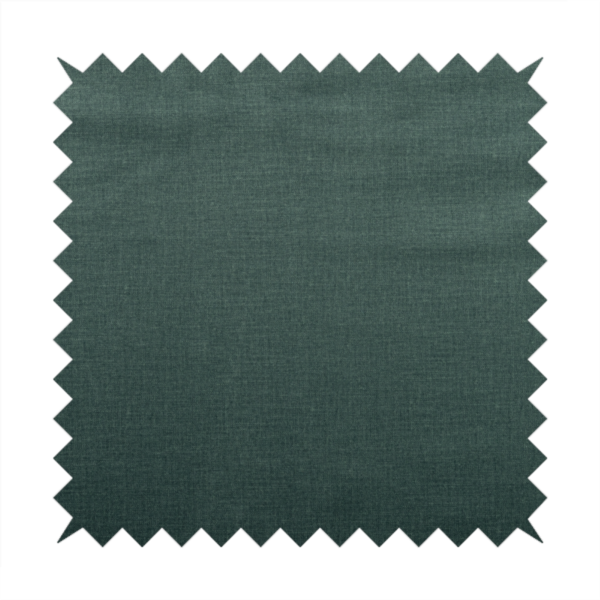 Barbados Plain Velvet Water Repellent Teal Blue Upholstery Fabric CTR-1797