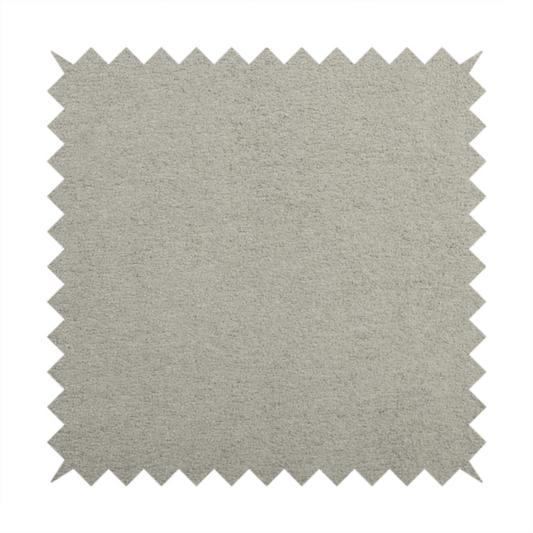 Berlin Boucle Textured Chenille Cloud Grey Colour Upholstery Fabric CTR-1942