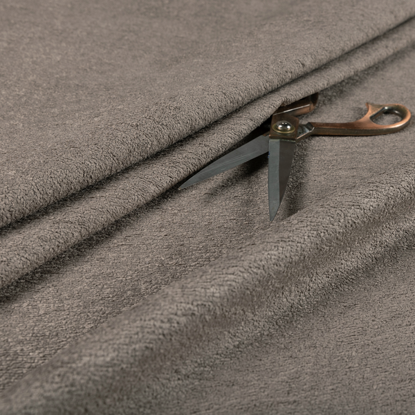 Berlin Boucle Textured Chenille Light Brown Colour Upholstery Fabric CTR-1950