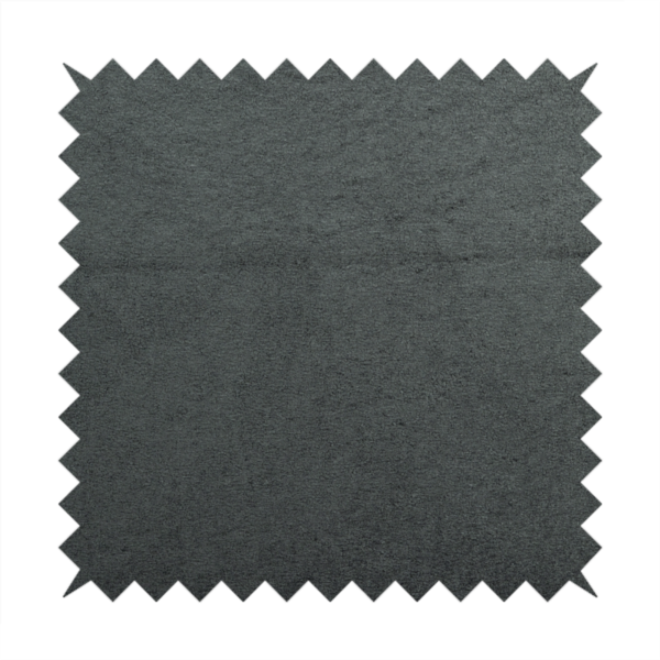Berlin Boucle Textured Chenille Charcoal Grey Colour Upholstery Fabric CTR-1956