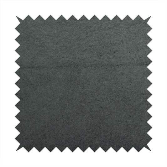 Berlin Boucle Textured Chenille Charcoal Grey Colour Upholstery Fabric CTR-1956