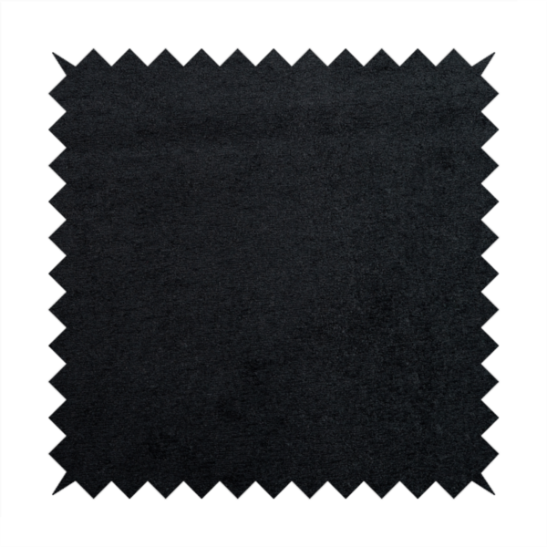 Berlin Boucle Textured Chenille Black Colour Upholstery Fabric CTR-1957